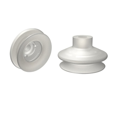 Fipa Bellows vacuum cup diam. 43 mm, Silicone transparent 23.043.242.2